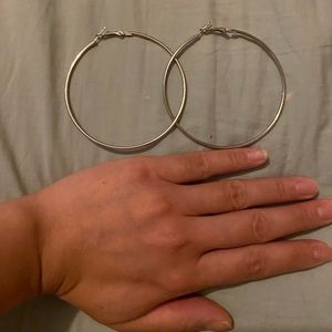 Big hoop earrings